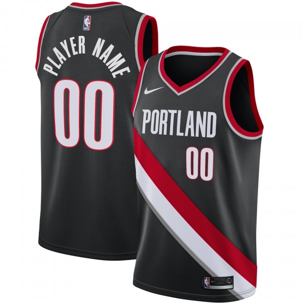 Portland Trail Blazers Trikot Benutzerdefinierte 2020-2021 Nike Icon Edition Swingman - Herren